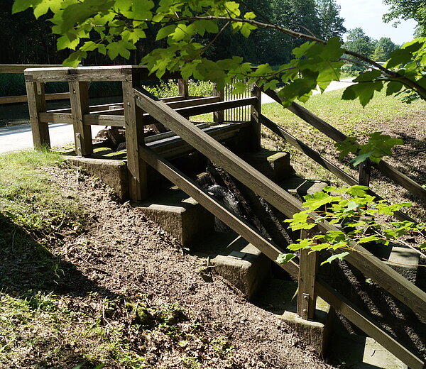 LDM-Kanal bei Berg, Grundablass