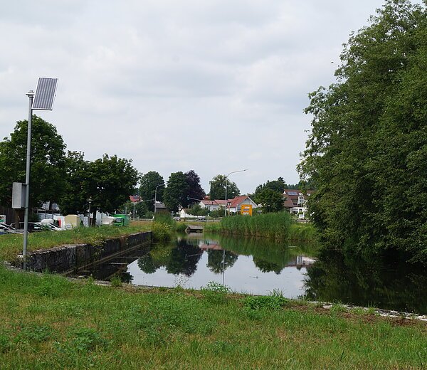 ehemalige Lände des Ludwig-Donau-Main-Kanals in Berching