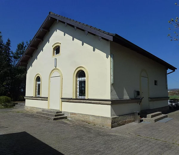 Rückansicht des nun Vereinsheims des Schäferhundeverein Hirschaid am heutigen DMKanal