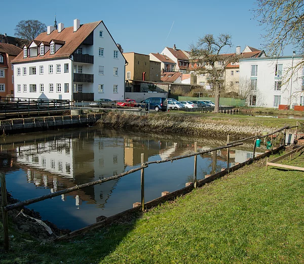Becken der Fischwinterungen am Mühlwörth in Bamberg