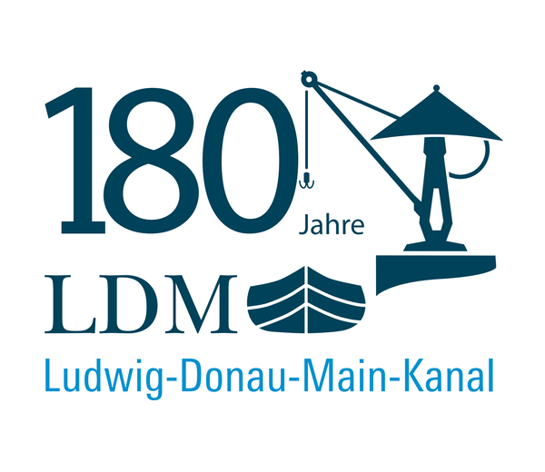 Logo 180 Jahre Ludwigskanal