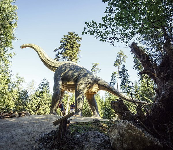 Grand opening of the dinosaur park in Denkendorf, Bavaria at 25, august 2016