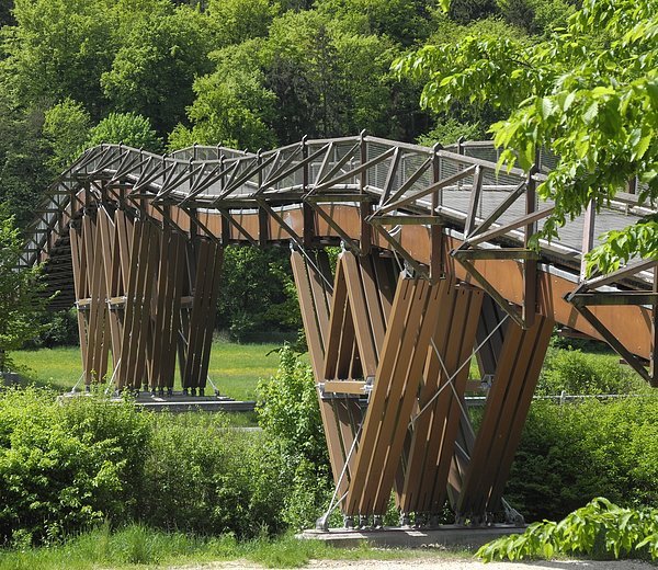Holzbrücke Tatzlwurm in Essing_© Tourismusverband Kelheim