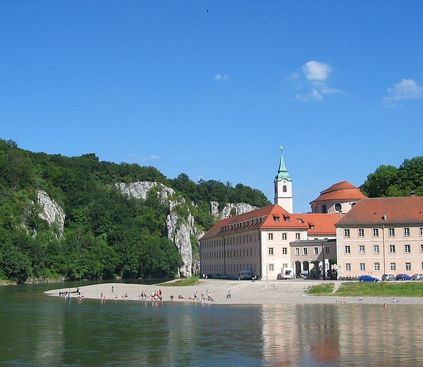 Kloster Weltenburg am Donaudurchbruch bei Kelheim