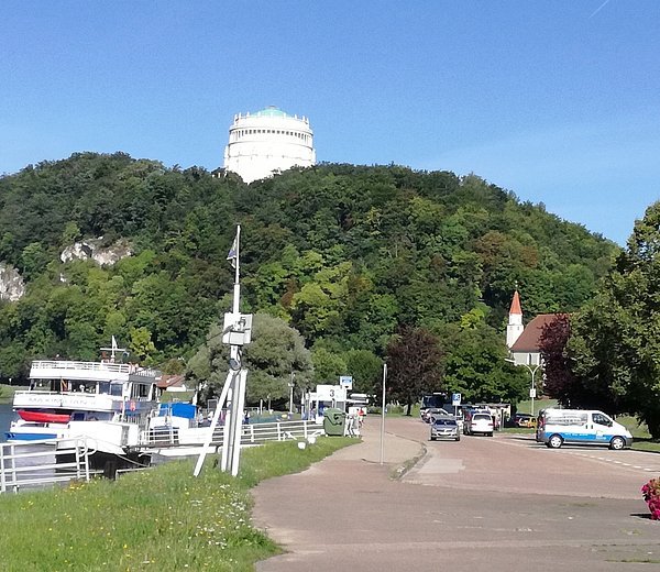 Schiffsanlegestelle Donau in Kelheim