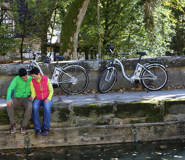 Fahrradrast am Brückkanal