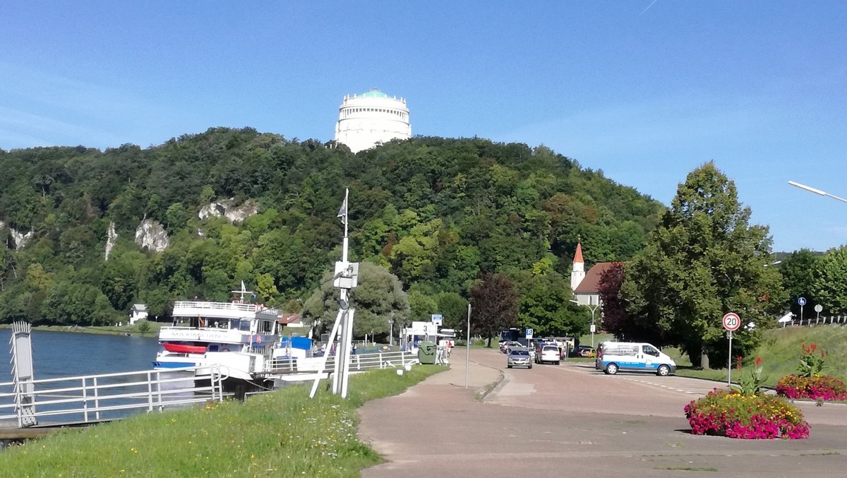 Schiffsanlegsetelle Donau in Kelheim Ludwig Donau Main Kanal