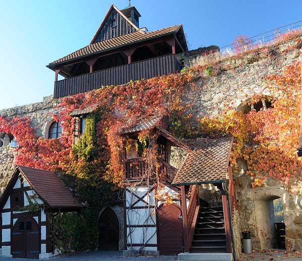 Aufgang zum Museum im Burghof
