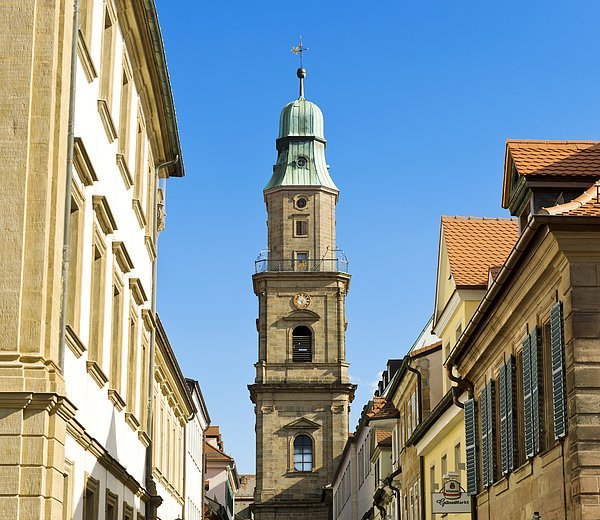 Erlangener Innenstadt. Foto: Andreas Hub / Frankentourismus