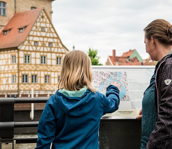 Flusserlebnis an der Regnitz in Bamberg. Foto: Thomas Ochs/Flussparadies Franken