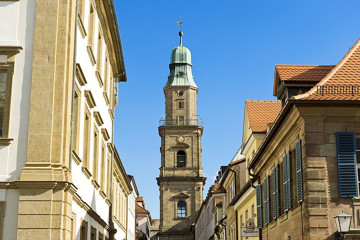 Erlangener Innenstadt. Foto: Andreas Hub / Frankentourismus